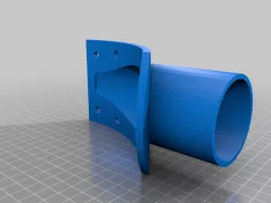 DIY vacuum cyclone separator pipe adaptor