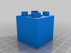 Duplo 2x2x4 hole