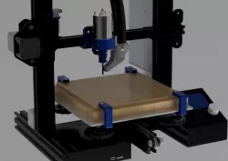 Ender 3 CNC Router/Engraver with 3d printable vacuum