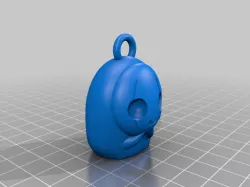 Faceless Chibi Spirited Away With Keychain Ring