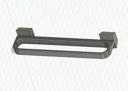 filament guide on printer frame 
