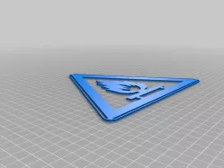 Flammable matter sign (wall art)