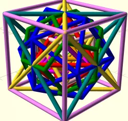 Fractal Tessalation of Platonic Solids 