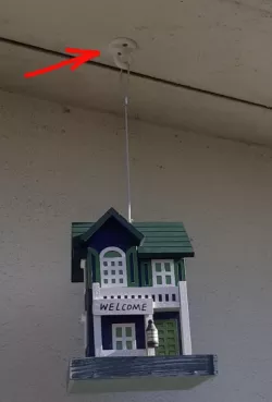 Hanging hook for birdhouse or plants ...
