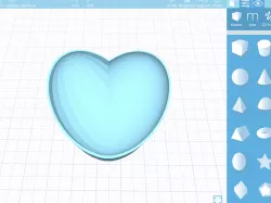 Heart Mold for Biomaterials like Lichen by Ryan Donahue