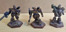 Heavy Gear plastic Hunter detail parts