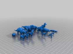 Ho scaled animals 1/87 scale