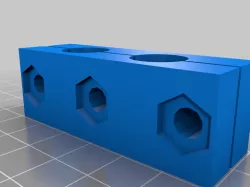 hydraulic pipes clamp - OpenScad