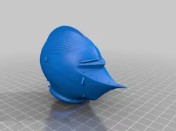 Knight Helmet with beaked visor