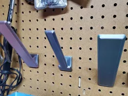 Large Angled Pegboard Tape Holder