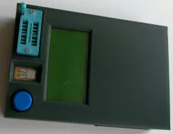 LCR-T4 ESR Meter case with additional place for battery and wired connectors