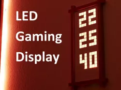 LED Gaming Display Powered by Raspberry Pi Zero Bluetooth (Tetris, Snake, Pong, Clock)