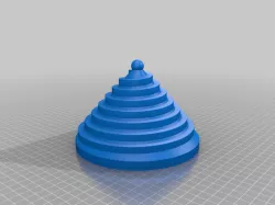 LED spiral cone