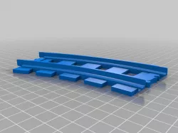 Lego Compatible Rail Track (Curve)