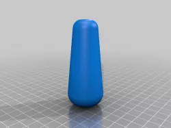 Light cord pull knob