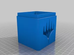Magic: The Gathering See-through EDH Boxes (Mono color, Guild, Shard, Clan, and Planeswalker)