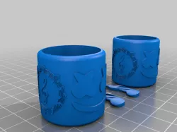 Marshmello Cup Set