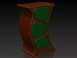 Mini Chest of Drawers - Wonkey/Wavy 100mm tall double-sided with a functional flat top