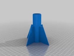 Modular Model Rocket For A-F Estes engines by Drew Nucci