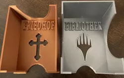 MTG Magic The Gathering Deck Box Card Holder for 60+ sleeved Cards