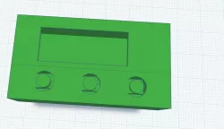 Oled display 0.91' Arduino case 3 buttons