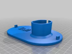 Osmo  DJI Zenmuse stand with slot for wrist strap 