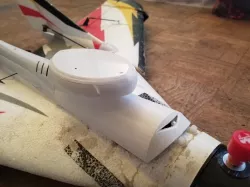 Parkzone Striker F-27Q - Canopy with AWAC adapter
