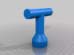 Pentagon wrench / key for curb box or meter box