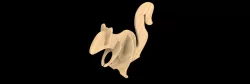 Press-fit Squirrel Puzzle