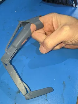 Resin Print in Place Fingers and Thumb
