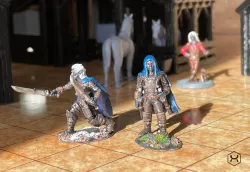 Rocky base for miniatures