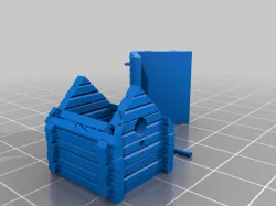 Rustic Birdhouse 1:12 Scale