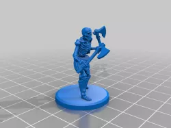 sceleton warrior 2x axe