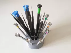 Screwdriver and tweezers stand