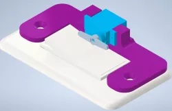 Servo Mounting Plate for 15 Amp Rocker Switches