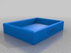 Side tray for coffee maker
