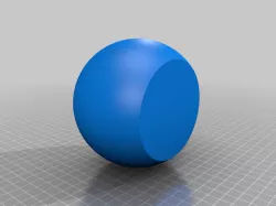 Simple ashtray globe with removable / replaceable center 
