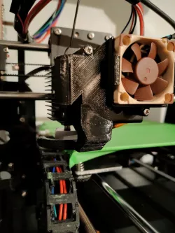 Single axial fan duct/shroud for Anet A8/Prusa i3