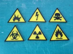  Small collection of danger signs