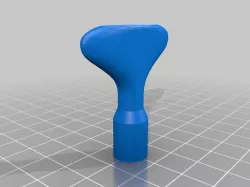 Square key - water tap - 6.1mm