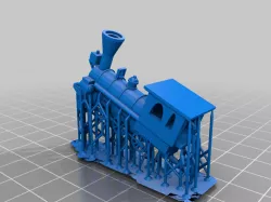 Steam Train and tracks