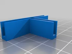 Toolbox divider clips for hardboard