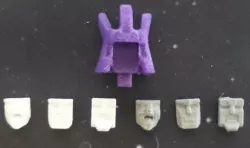 Transformers Titans Returns Galvatron Head and Face upgrade
