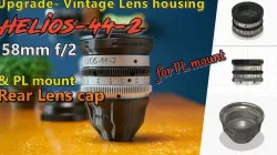 Upgrade-Vintage Lens housing, Helios 44-2 58mm f/2 for PL mount 