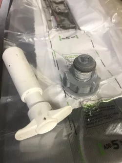 Vacuum Bagging Port for Wine Saver Cork Valve