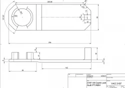 VAG 3197 Audi V8 Crank Lock