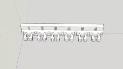 Wall-Mountable Cable Holder