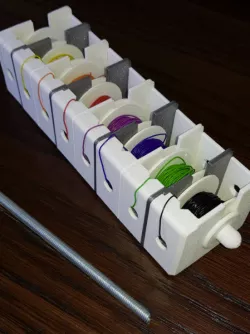 wire spool connector nut
