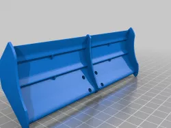 Wltoys 124019 3 element rear wing
