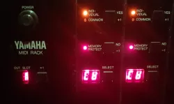 Yamaha TX-816 Synthesizer Power Button